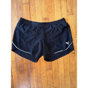 Men's Puma Running Shorts 10inch Long Black‎ Size Small